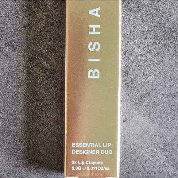BISHA Essential Lip Designer Duo in San Tropez & St. Barths NEW MSRP $52 Mauve - Picture 2 of 7